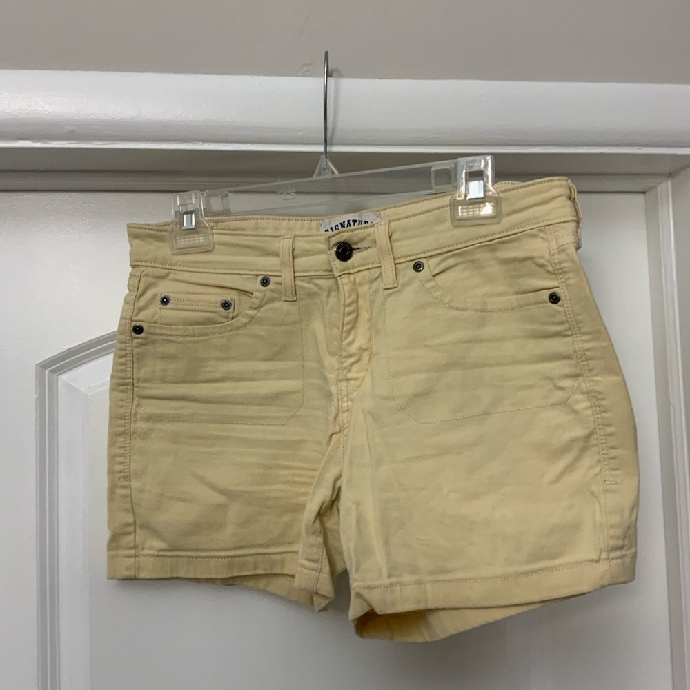 Levi Strauss & Co. Yellow Denim Shorts